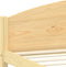 vidaXL - Bedframe - massief - grenenhout - 160x200 - cm