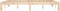 vidaXL - Bedframe - massief - grenenhout - 160x200 - cm