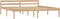 vidaXL - Bedframe - massief - grenenhout - 160x200 - cm