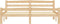 vidaXL - Bedframe - massief - grenenhout - 160x200 - cm