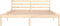 vidaXL - Bedframe - massief - grenenhout - 160x200 - cm