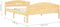 vidaXL - Bedframe - massief - grenenhout - 160x200 - cm