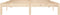 vidaXL - Bedframe - massief - grenenhout - 160x200 - cm