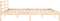 vidaXL - Bedframe - massief - grenenhout - 160x200 - cm