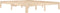 vidaXL - Bedframe - massief - grenenhout - 160x200 - cm