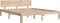vidaXL - Bedframe - massief - grenenhout - 160x200 - cm