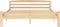 vidaXL - Bedframe - massief - grenenhout - 160x200 - cm