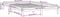 vidaXL - Bedframe - massief - grenenhout - 180x200 - cm - grijs