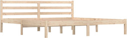 vidaXL - Bedframe - massief - grenenhout - 180x200 - cm