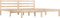 vidaXL - Bedframe - massief - grenenhout - 180x200 - cm