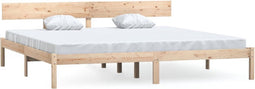 vidaXL - Bedframe - massief - grenenhout - 180x200 - cm