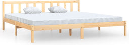 vidaXL - Bedframe - massief - grenenhout - 180x200 - cm