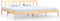 vidaXL - Bedframe - massief - grenenhout - 180x200 - cm