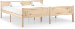 vidaXL - Bedframe - massief - grenenhout - 180x200 - cm