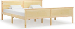 vidaXL - Bedframe - massief - grenenhout - 180x200 - cm