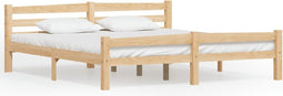 vidaXL - Bedframe - massief - grenenhout - 180x200 - cm