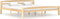vidaXL - Bedframe - massief - grenenhout - 180x200 - cm