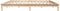vidaXL - Bedframe - massief - grenenhout - 180x200 - cm