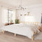 vidaXL - Bedframe - massief - grenenhout - 180x200 - cm