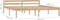 vidaXL - Bedframe - massief - grenenhout - 180x200 - cm