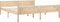 vidaXL - Bedframe - massief - grenenhout - 180x200 - cm