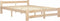 vidaXL - Bedframe - massief - grenenhout - 180x200 - cm
