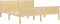 vidaXL - Bedframe - massief - grenenhout - 180x200 - cm