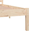 vidaXL - Bedframe - massief - grenenhout - 180x200 - cm