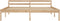 vidaXL - Bedframe - massief - grenenhout - 180x200 - cm