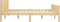 vidaXL - Bedframe - massief - grenenhout - 180x200 - cm