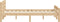 vidaXL - Bedframe - massief - grenenhout - 180x200 - cm