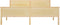 vidaXL - Bedframe - massief - grenenhout - 180x200 - cm
