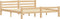 vidaXL - Bedframe - massief - grenenhout - 180x200 - cm