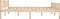 vidaXL - Bedframe - massief - grenenhout - 180x200 - cm