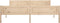 vidaXL - Bedframe - massief - grenenhout - 180x200 - cm