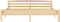 vidaXL - Bedframe - massief - grenenhout - 180x200 - cm