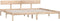 vidaXL - Bedframe - massief - grenenhout - 180x200 - cm