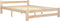 vidaXL - Bedframe - massief - grenenhout - 180x200 - cm