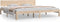 vidaXL - Bedframe - massief - grenenhout - 200x200 - cm