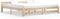 vidaXL - Bedframe - massief - grenenhout - 200x200 - cm