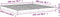 vidaXL - Bedframe - massief - grenenhout - 200x200 - cm