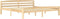 vidaXL - Bedframe - massief - grenenhout - 200x200 - cm