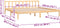 vidaXL - Bedframe - massief - grenenhout - 200x200 - cm