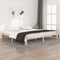 vidaXL - Bedframe - massief - grenenhout - 200x200 - cm