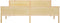 vidaXL - Bedframe - massief - grenenhout - 200x200 - cm