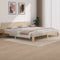 vidaXL - Bedframe - massief - grenenhout - 200x200 - cm