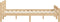 vidaXL - Bedframe - massief - grenenhout - 200x200 - cm