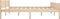 vidaXL - Bedframe - massief - grenenhout - 200x200 - cm
