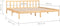 vidaXL - Bedframe - massief - grenenhout - 200x200 - cm