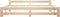 vidaXL - Bedframe - massief - grenenhout - 200x200 - cm